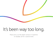 アップル、米国時間10月16日のイベントの招待状を送付--新iPadとMacへの期待高まる